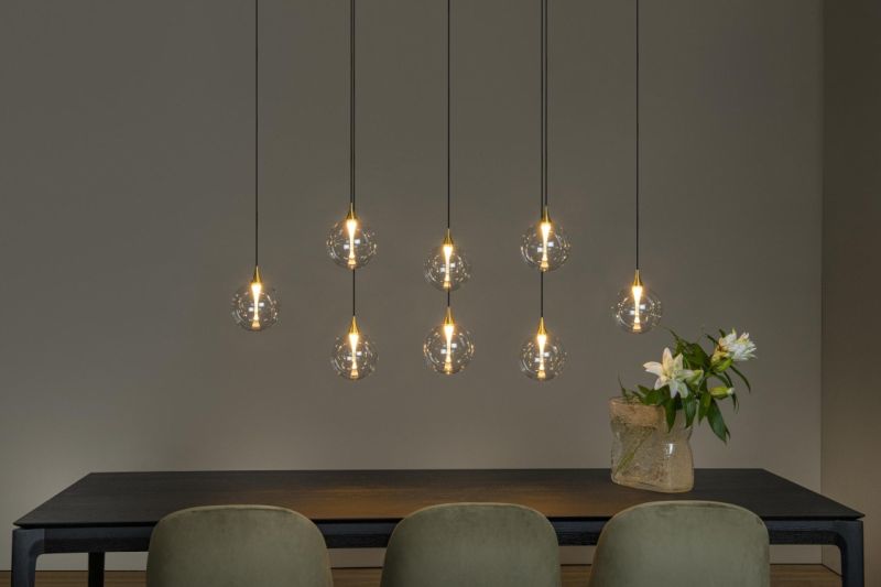 Lucide GISELA - Závesné svietidlo - LED Dim. - 8x3,9W 2700K - Transparent